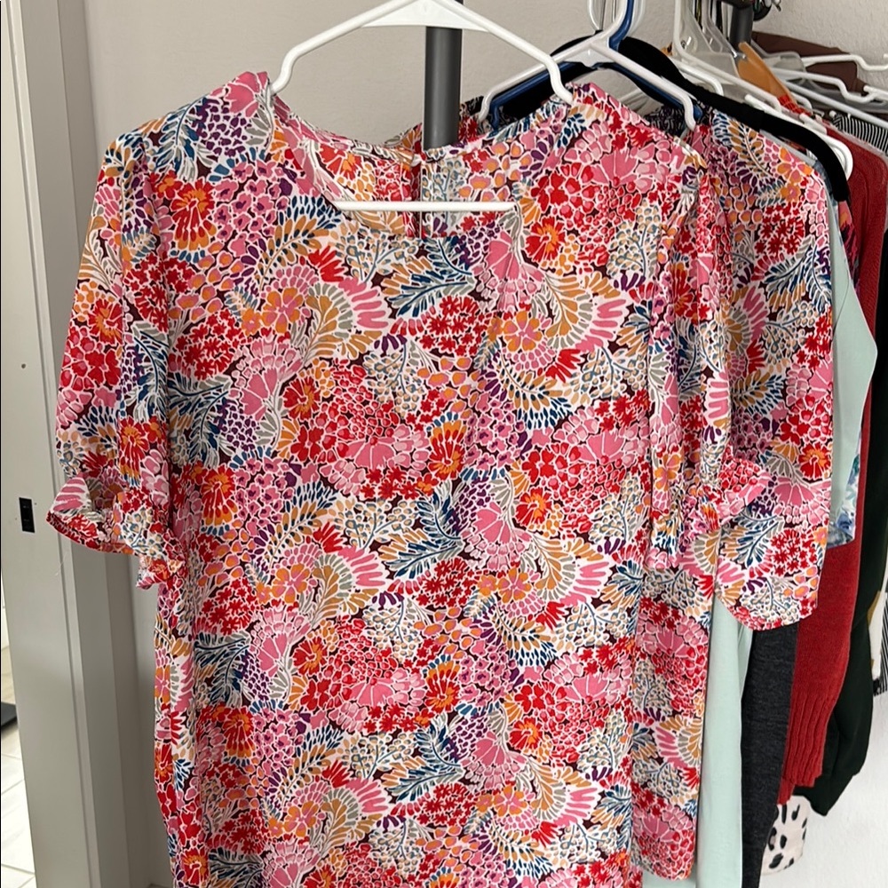 Floral Multicolor Women's Top